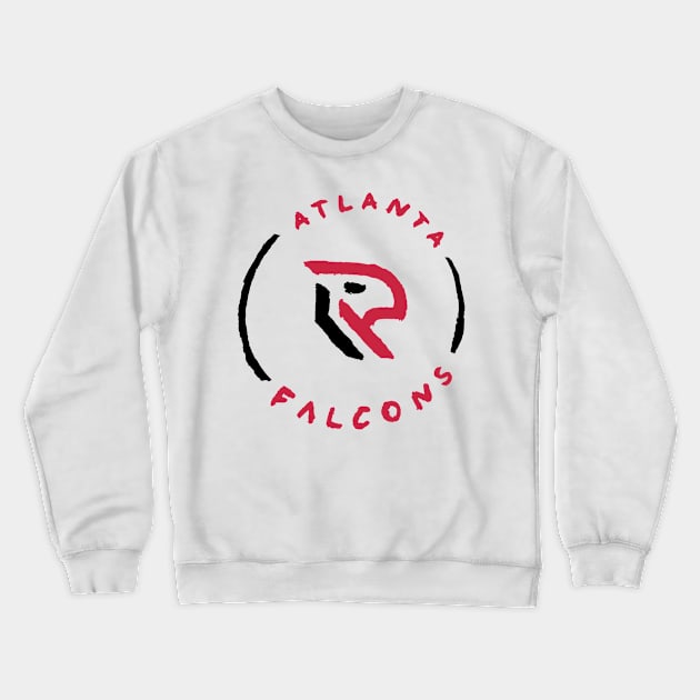 Atlanta Falcoooons 04 Crewneck Sweatshirt by Very Simple Graph